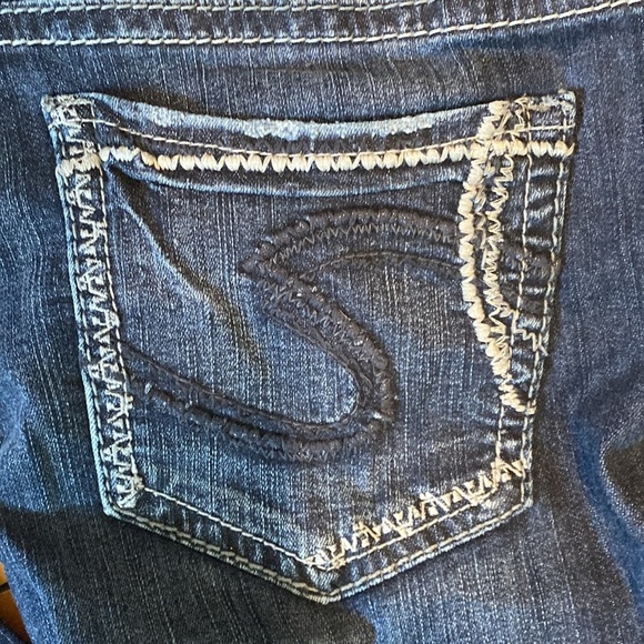 Silver aiko mid Capri jeans - Picture 6 of 7